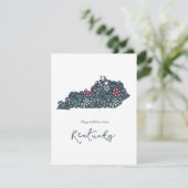 Knuffels en Kusjes uit Kentucky Feestdagenkaart (Staand voorkant)