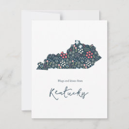 Knuffels en kusjes uit Kentucky Feestdagenkaart