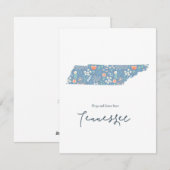 Knuffels en Kusjes uit Tennessee Feestdagenkaart (Voorkant / Achterkant)