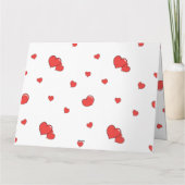 Knuffels en kusjes Valentijnsdag aangepaste foto Kaart (Achterkant)