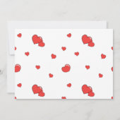 Knuffels en kusjes Valentijnsdag aangepaste foto Notitiekaartje (Achterkant)