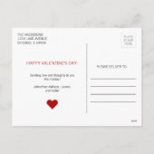 Knuffels en kusjes Valentijnsdag Briefkaart (Achterkant)