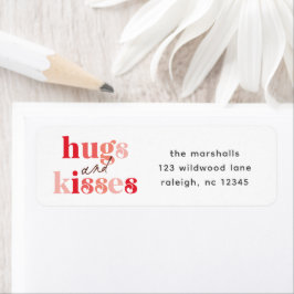 Knuffels en Kusjes Valentijnsdag Retouradres Etiket
