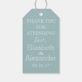 Knuffels en kusjes van de heer en mevrouw Blue Cadeaulabel (Achterkant)