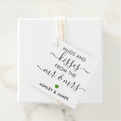 Knuffels en kusjes van de heer en mevrouw Label, G Bedankjes Labels (In situ)