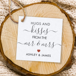 Knuffels en kusjes van de heer en mevrouw Label Te