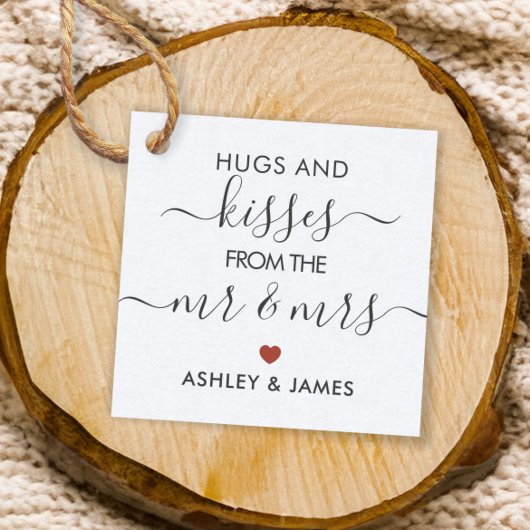 Knuffels en kusjes van de heer en mevrouw Label Te