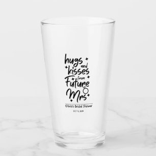 Knuffels en kusjes van de toekomstige mevrouw glas
