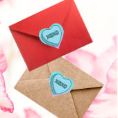 Knuffels en kusjes XOXO Klaslokaal  Hart Sticker