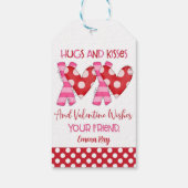 Knuffels en Kusjes XOXO Valentijn Favoriet Label Cadeaulabel (Achterkant)