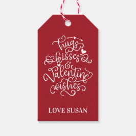 Knuffels en Kussen | Lippen | VALENTIJNSDAG Cadeaulabel