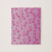 Knuffels en kussen roze XO XO Legpuzzel (Verticaal)