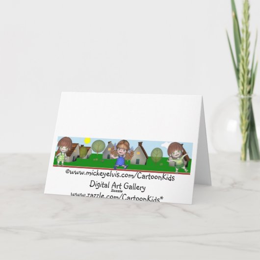 Knuffels en kussen tweeling gelukkige verjaardag kaart (Achterkant)