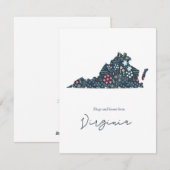 Knuffels en Kussen uit Virginia Feestdagenkaart (Voorkant / Achterkant)