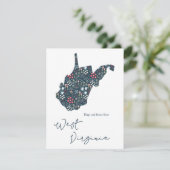 Knuffels en Kussen uit West Virginia Feestdagenkaart (Staand voorkant)