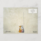 Knuffels en kussen voor lieverd briefkaart (Achterkant)