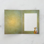 Knuffels en kussen voor lieverd kaart (Binnen)