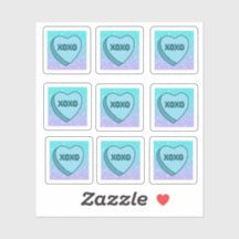 Knuffels en kussen XOXO Classroom Heart Sticker