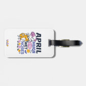 Knuffels en natte neuzen - Schattigee honden- en k Bagagelabel (Achterkant horizontaal)