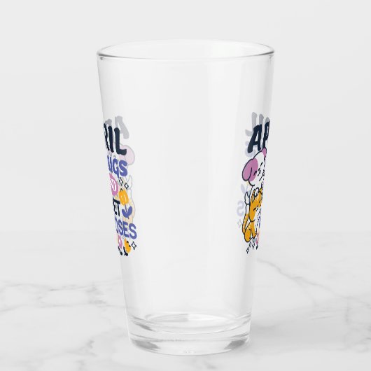 Knuffels en natte neuzen - Schattigee honden- en k Glas (Rechts)