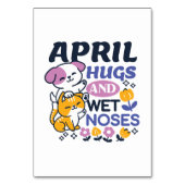 Knuffels en natte neuzen - Schattigee honden- en k Kaart (Voorkant)