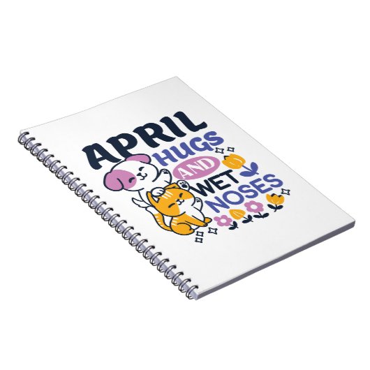 Knuffels en natte neuzen - Schattigee honden- en k Notitieboek (Rechterzijde)