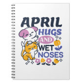 Knuffels en natte neuzen - Schattigee honden- en k Notitieboek (Voorkant)