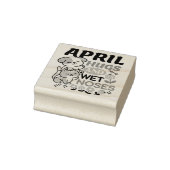 Knuffels en natte neuzen - Schattigee honden- en k Rubberstempel (Stempel)