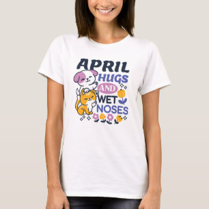 Knuffels en natte neuzen - Schattigee honden- en k T-shirt