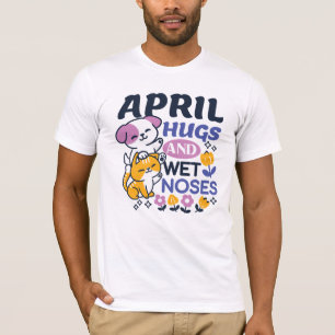 Knuffels en natte neuzen - Schattigee honden- en k T-shirt