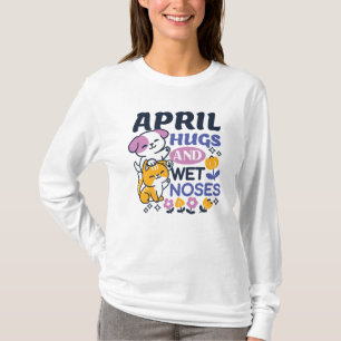 Knuffels en natte neuzen - Schattigee honden- en k T-shirt