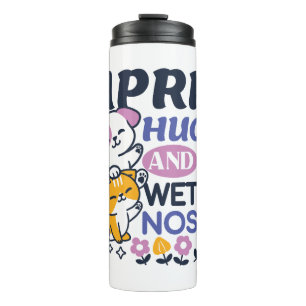 Knuffels en natte neuzen - Schattigee honden- en k Thermosbeker