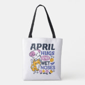 Knuffels en natte neuzen - Schattigee honden- en k Tote Bag (Achterkant)