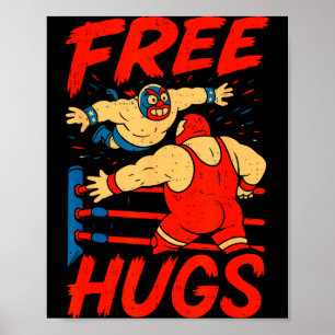 Knuffels Grappig Worstelen Humor Worstelaar Worste Poster