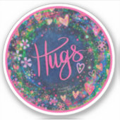 Knuffels Inspirerend  EEN WOORD Inspiratie Sticker (Voorkant)