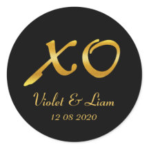 Knuffels & Kisses Bruiloft Sticker