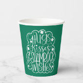 Knuffels, Kisses & Shamrock Wensen St. Patrick's D Papieren Bekers (Voorkant)