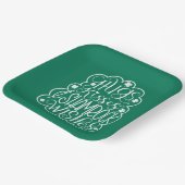 Knuffels, Kisses & Shamrock Wensen St. Patrick's D Papieren Bordje (Gebogen)