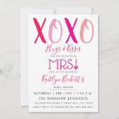 Knuffels & Kisses (XOXO) Valentijnsdag Vrijgezelle Kaart (Voorkant)