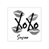 Knuffels Kissess XOXO Rubberstempel (Afrduk)
