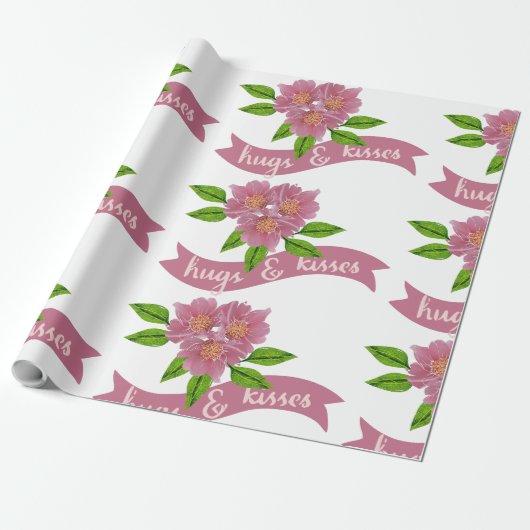 Knuffels & Kusjes Cadeaupapier (Uitgerold)