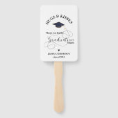 Knuffels & Kusjes Foto 2025 Afstuderen Dank je wel Handwaaier (Achterkant)