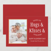 Knuffels & Kusjes Fotokaart Feestdagenkaart (Voorkant / Achterkant)