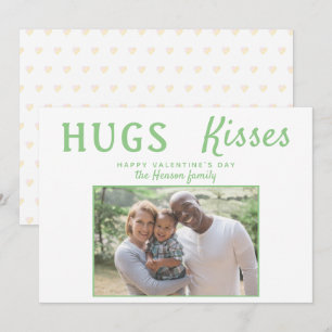 Knuffels & Kusjes Groene Valentijnsdag Fotocard Feestdagenkaart