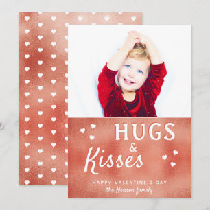 Knuffels & Kusjes Hart Valentijnsdag Fotokaart Feestdagenkaart