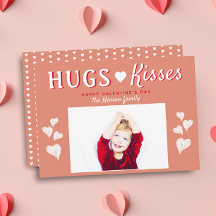 Knuffels & Kusjes Hart Valentijnsdag Fotokaart Feestdagenkaart