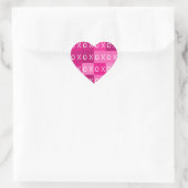 ╳◯╳◯ Knuffels & Kusjes! Hartvormige Stickers (Tas)