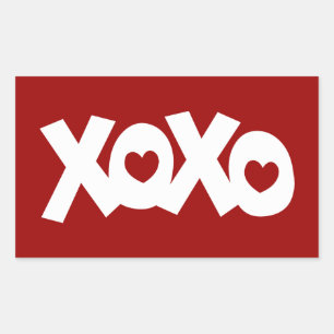 Knuffels & Kusjes Liefde & Harten Rechthoekige Sticker