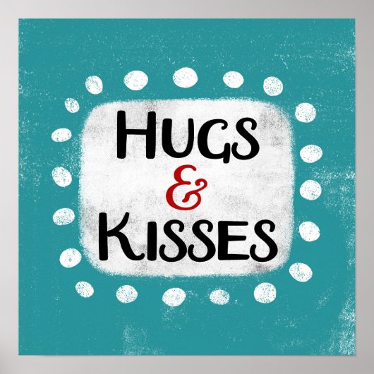 Knuffels & Kusjes Poster Wall Art (Voorkant)