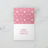 Knuffels & Kusjes & Valentijnse wensen Feestdagen Kaart (Binnen)